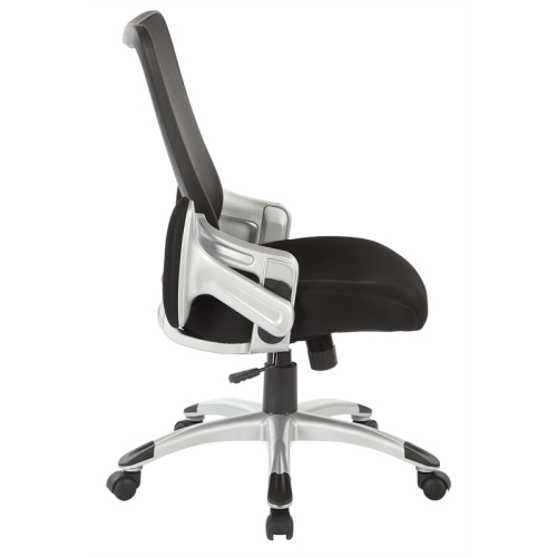 Work Smart Mesh Back Manager's Chair with Black Mesh Fabric Seat