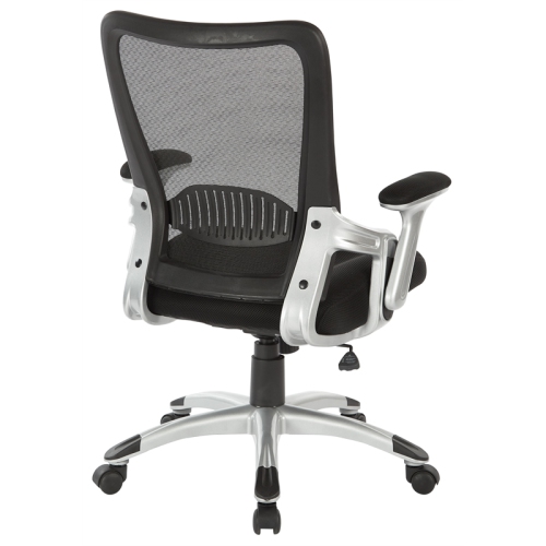 Work Smart Mesh Back Manager's Chair with Black Mesh Fabric Seat