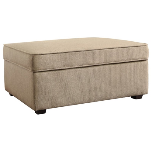 Serta at Home Olin Storage Ottoman in Beige