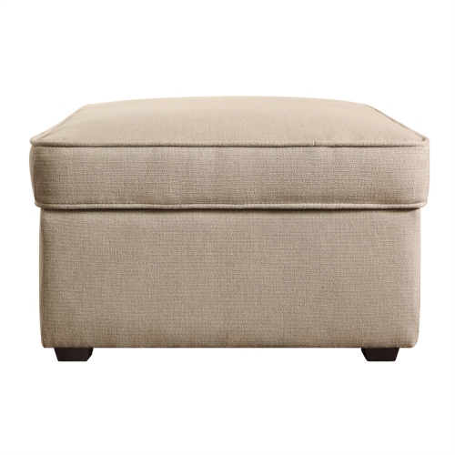 Serta at Home Olin Storage Ottoman in Beige
