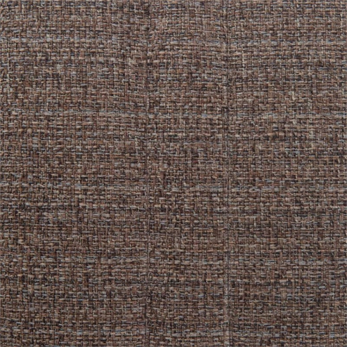 Simpli Home Rockwood Square Tweed Fabric Storage Ottoman With Tray in Mink Brown