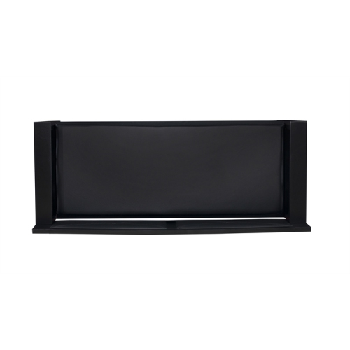 Linon Carlton Padded Storage Bench in Black