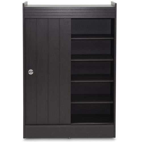 Baxton Studio Shoe Cabinet in Espresso