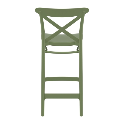 Compamia Cross Indoor Outdoor Counter Stool Olive Green