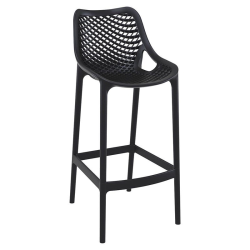 COMPAMIA  Air Patio Bar Stool In Black