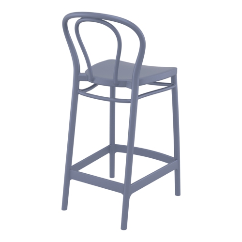 Compamia Victor Indoor Outdoor Counter Stool Dark Gray
