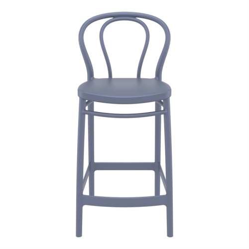 Compamia Victor Indoor Outdoor Counter Stool Dark Gray