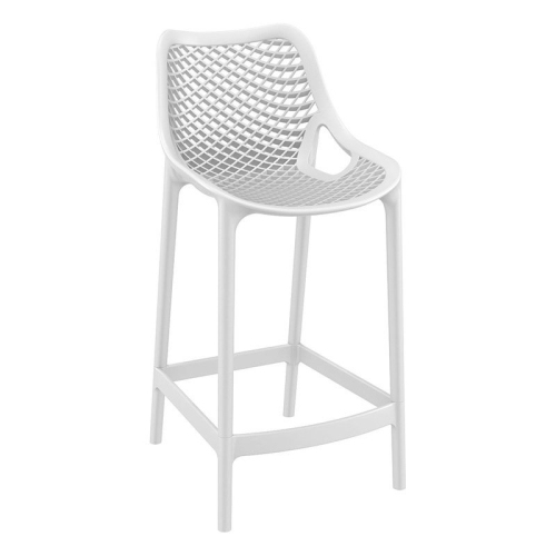 COMPAMIA  Air Patio Counter Stool In White