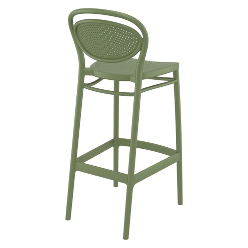 Compamia Marcel Resin Bar Stool Olive Green