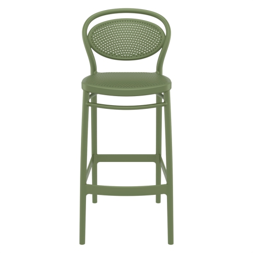 Compamia Marcel Resin Bar Stool Olive Green