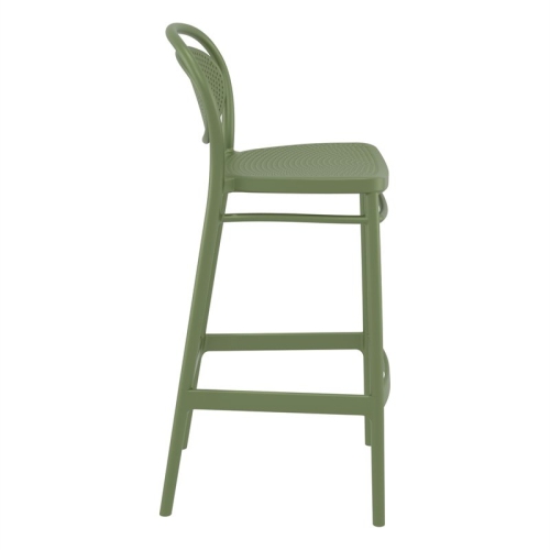 Compamia Marcel Resin Bar Stool Olive Green