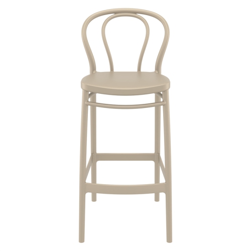 Compamis Victor Indoor Outdoor Bar Stool Taupe