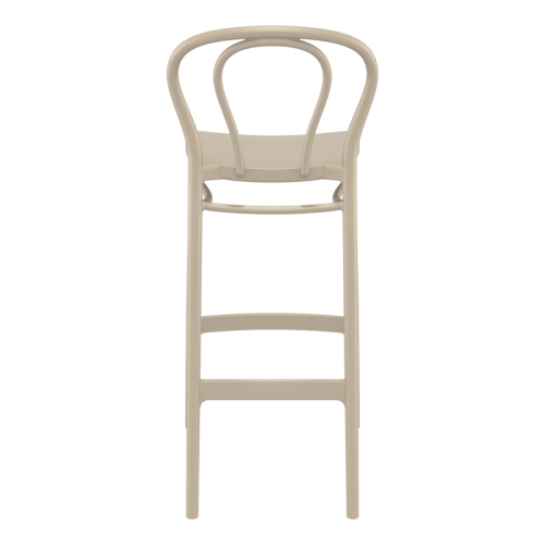 Compamis Victor Indoor Outdoor Bar Stool Taupe