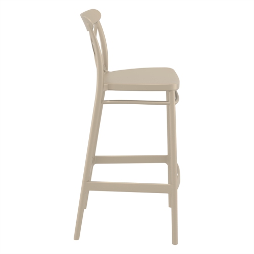 Compamia Cross Indoor Outdoor Bar Stool Taupe
