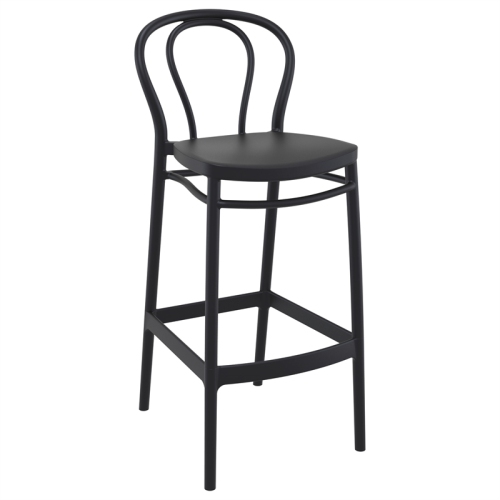 Compamia Victor Indoor Outdoor Bar Stool Black