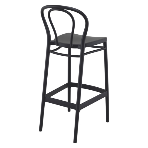 Compamia Victor Indoor Outdoor Bar Stool Black