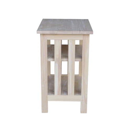 International Concepts Mission Printer Stand - Unfinished