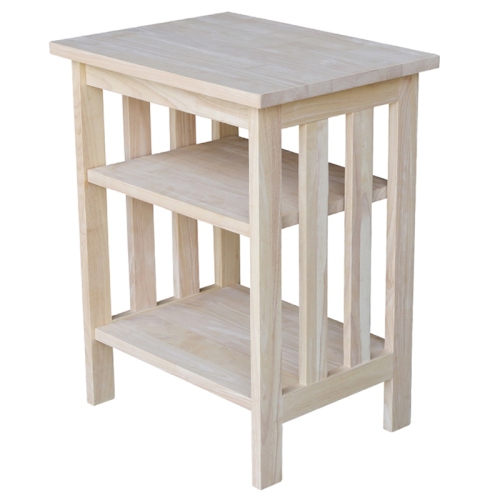 International Concepts Mission Printer Stand - Unfinished