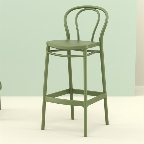 Compamia Victor Indoor Outdoor Bar Stool Olive Green