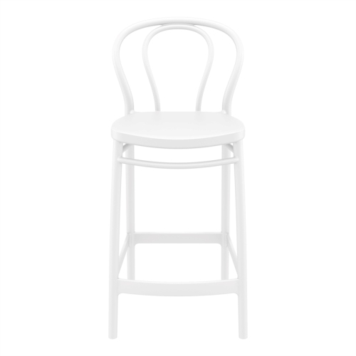 Compamia Victor Indoor Outdoor Counter Stool White