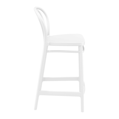 Compamia Victor Indoor Outdoor Counter Stool White