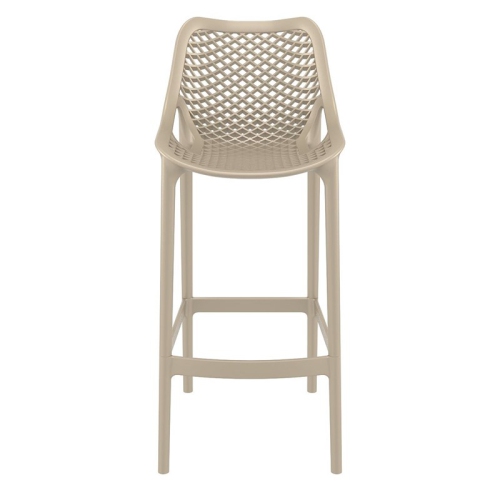 Compamia Air Patio Bar Stool in Taupe