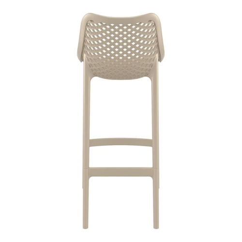 Compamia Air Patio Bar Stool in Taupe