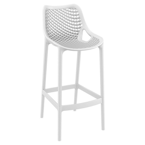 COMPAMIA  Air Patio Bar Stool In White