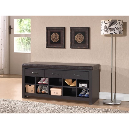 Entryway Bench in Espresso