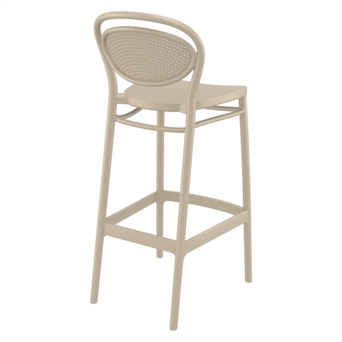 Compamia Marcel Resin Bar Stool Taupe