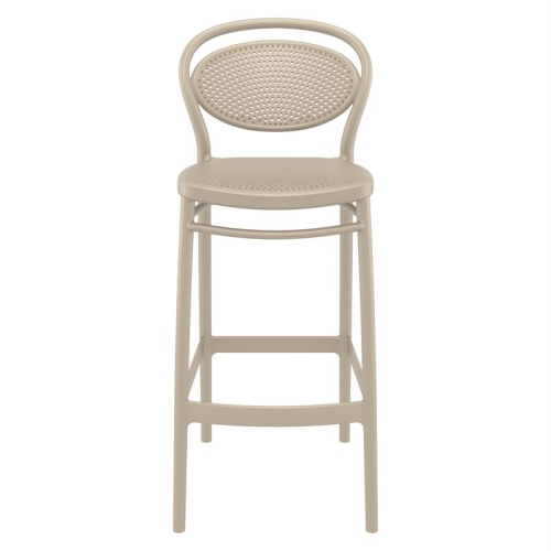 Compamia Marcel Resin Bar Stool Taupe