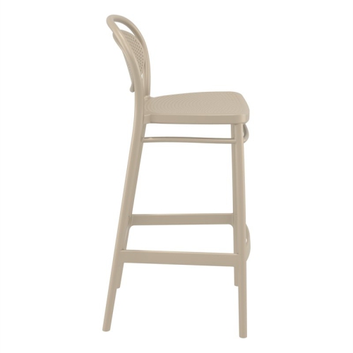 Compamia Marcel Resin Bar Stool Taupe