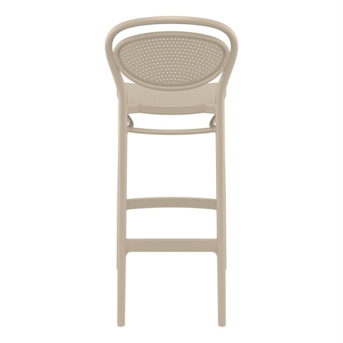 Compamia Marcel Resin Bar Stool Taupe