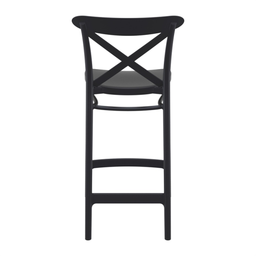 Compamia Cross Indoor Outdoor Counter Stool Black