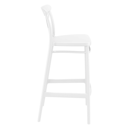 Compamia Cross Indoor Outdoor Bar Stool White