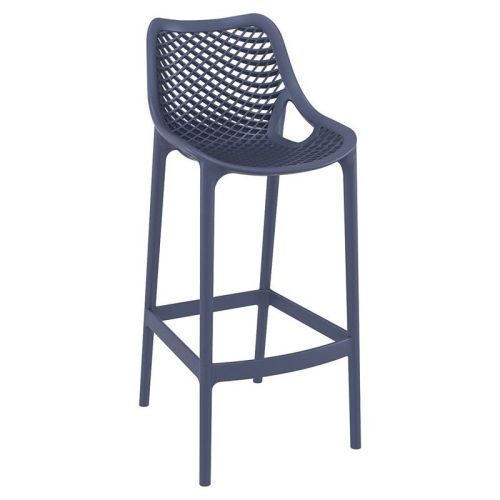 COMPAMIA  Air Patio Bar Stool In Dark Gray