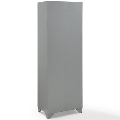 Crosley Tara 4 Door Pantry in Distressed Gray