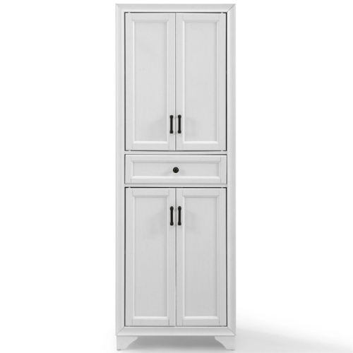 Crosley Tara 4 Door Pantry in Distressed White