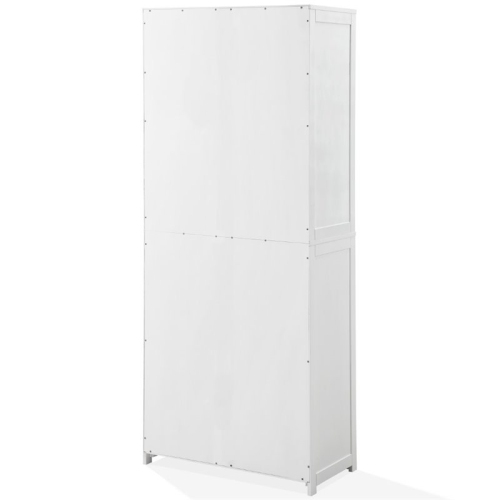 Crosley Savannah Tall Wooden Shaker Pantry in White