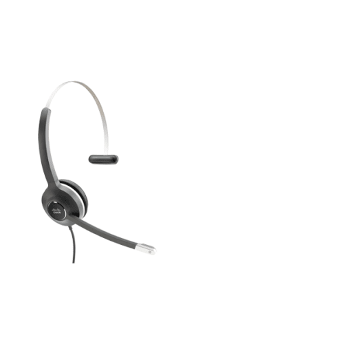 Cisco 531 Wired Single On-Ear USB-C Adapter Charcoal Headphones