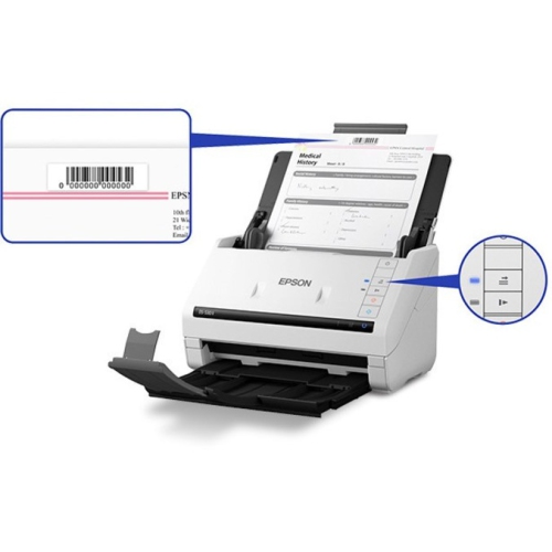 Epson DS-530 II Document Scanner - Black, White