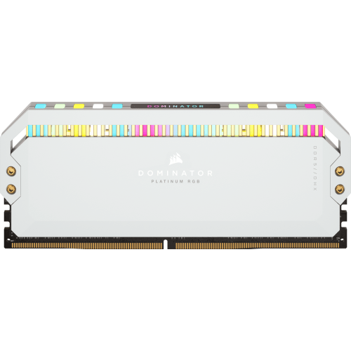 Corsair Dominator Platinum RGB 32GB DDR5 5200MHz C40 Intel Optimized White Desktop Memory (CMT32GX5M2B5200C40W)