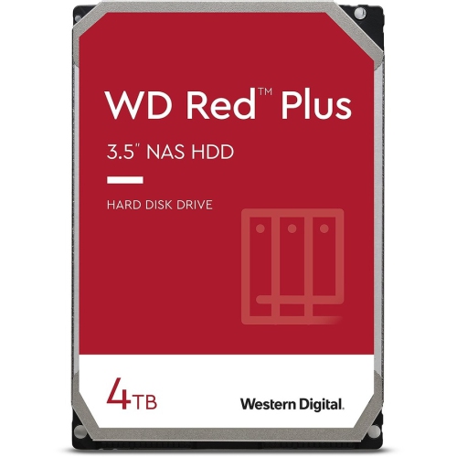 Western Digital Red Plus 4TB NAS Hard Drive