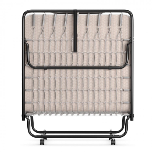 Rollaway Guest Bed with Sturdy Steel Frame and Memory Foam Mattress