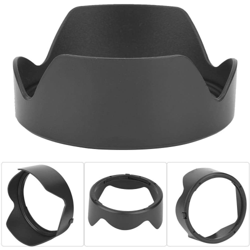 EW-88C ABS Camera Lens Hood, Plastic Mount Lens Hood Replacement for Canon EF24-70mm 24-70 II 82mm Lens