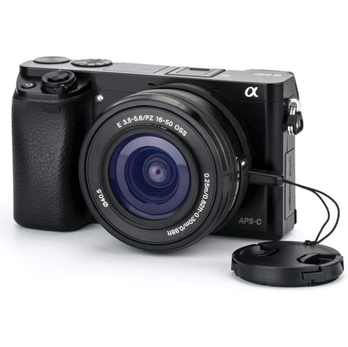 40.5mm Front Lens Cap Cover with Cap Keeper for Sony ZV-E10 A6400 A6300 A6100 A6000 A6500 A5100 A5000 A7C with Sony E 16-50mm or FE 28-60mm Kit Lens