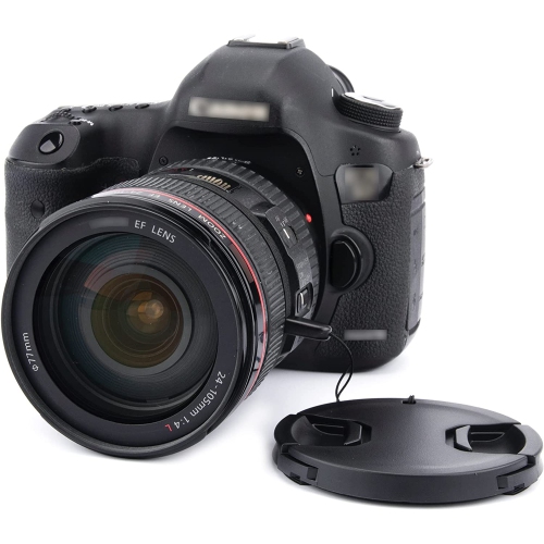 77mm Front Lens Cap Cover with Keeper for Canon EOS 6D 6DM2 5D Mark IV with EF 24-105mm or 24-70mm f4L Kit Lens for Nikon D750 D780 with AF-S
