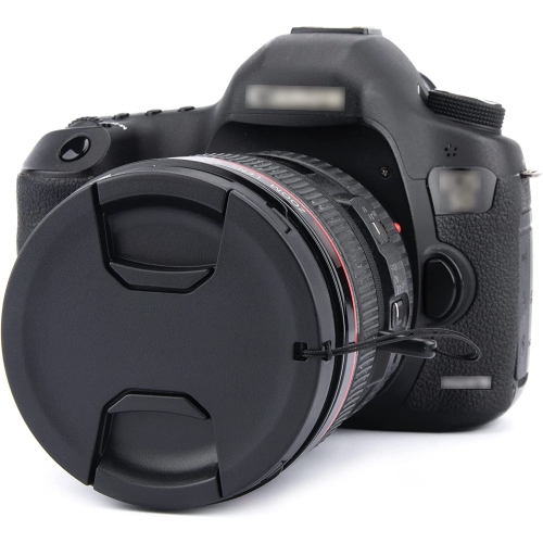 77mm Front Lens Cap Cover with Keeper for Canon EOS 6D 6DM2 5D Mark IV with EF 24-105mm or 24-70mm f4L Kit Lens for Nikon D750 D780 with AF-S