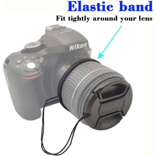 49mm Lens Cap Cover with Keeper for Sony E-Mount FE 50mm f/1.8,Sony E 55-210mm f/4.5-6.3 Lens,Sony E 35mm f/1.8,Sony E 20mm f/2.8 Lens for Sony Alpha