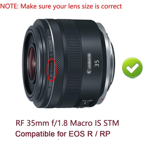 52mm Lens Cover Cap for Nikon D5300 D3300 w/NIKKOR AF-S 18-55mm Lens, Compatible for Canon R6 RP w/RF 35mm f/1.8 Lens